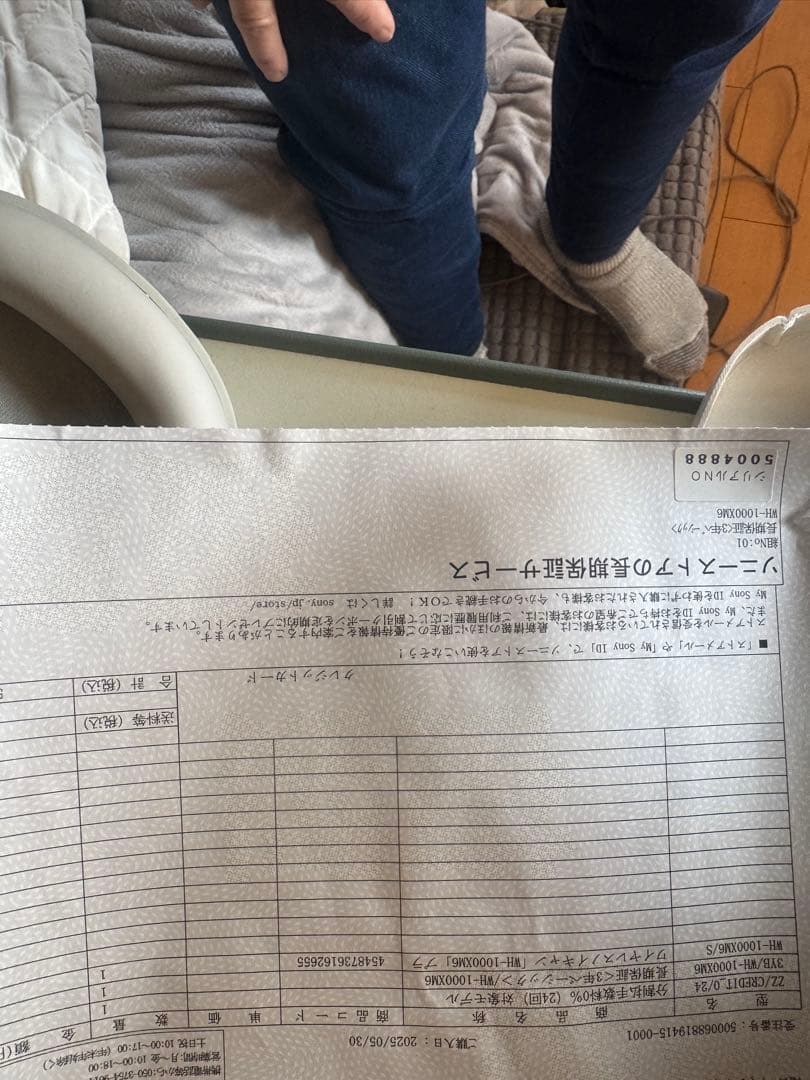 SONY WH1000XM6 プラチナシルバー 長期延期つき