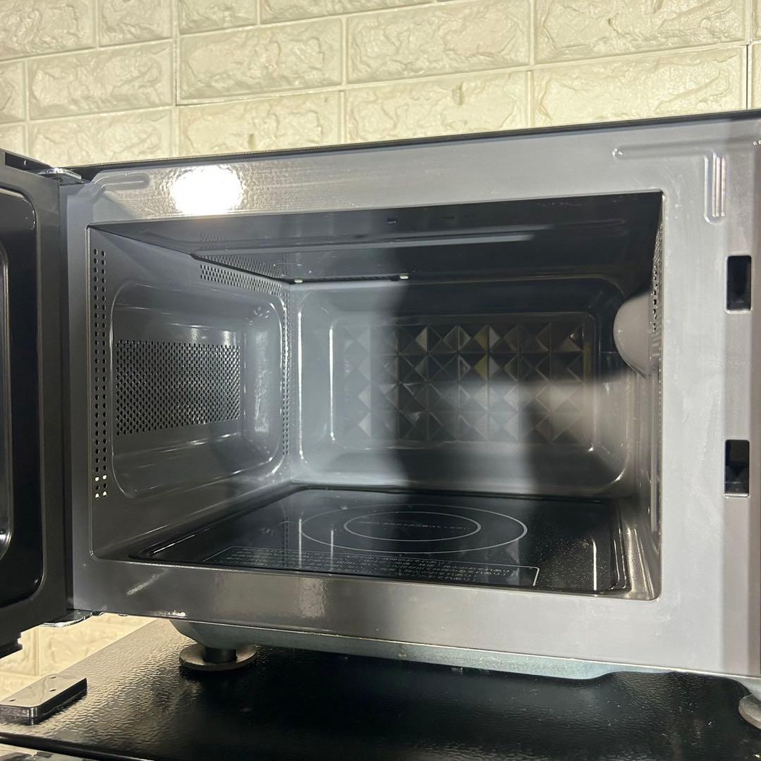 高年式 黒色家電 3点セット 冷蔵庫 洗濯機 電子レンジ 1人暮し I071