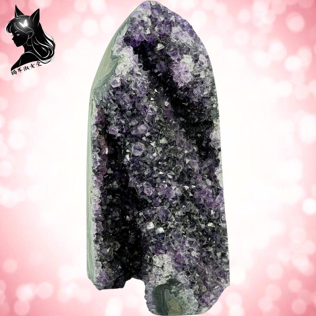 TANAKA・YA 天然 アメジスト クラスター 神秘 希少 原石 インテリア