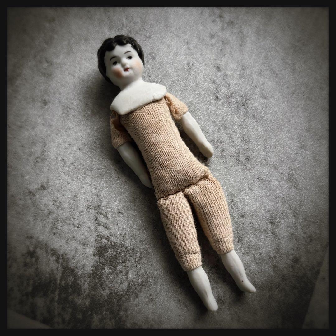 アンティーク 小さなチャイナヘッドドールＢ ビスクドール