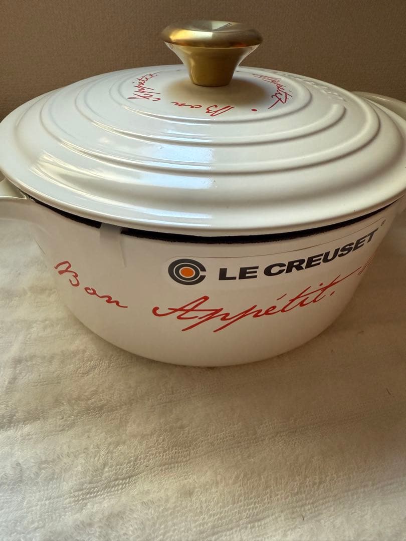 レア LE CREUSET 両手鍋 Bon Appétit 24