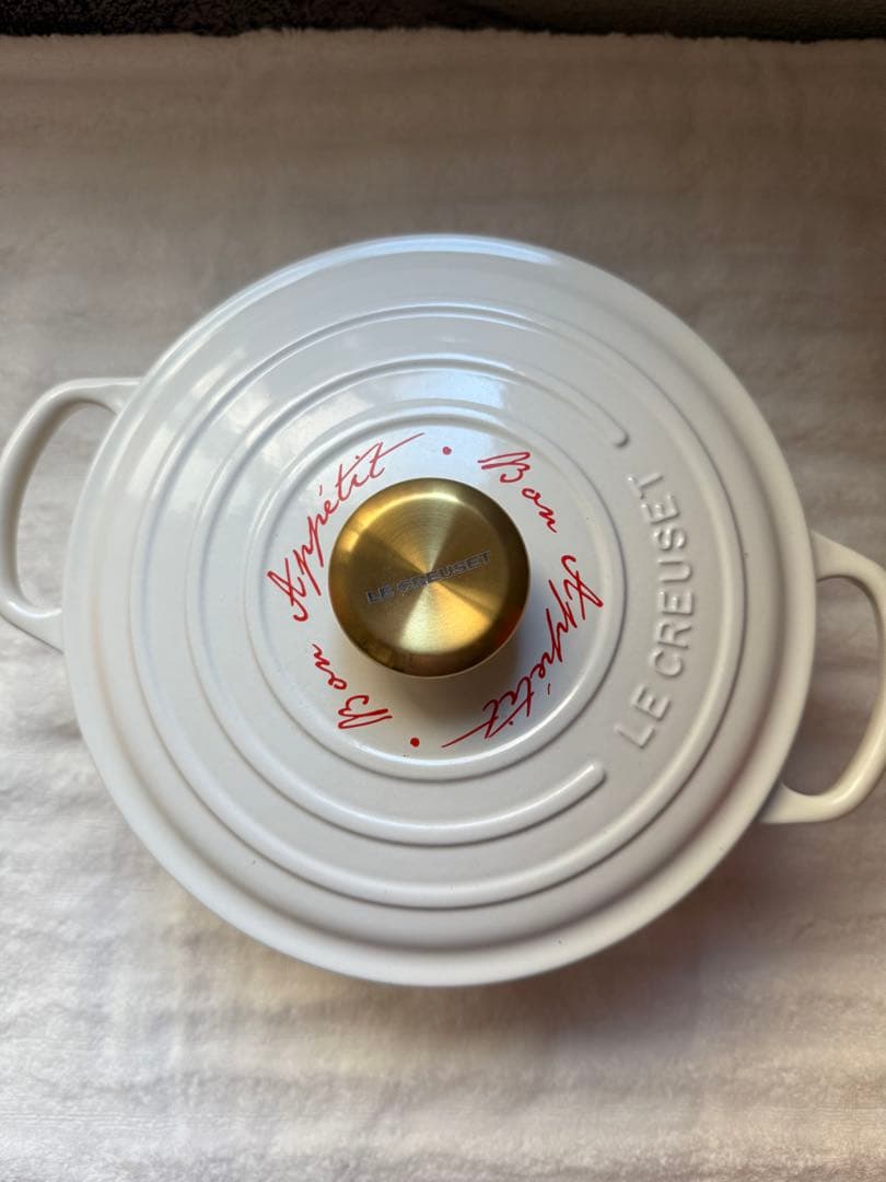 レア LE CREUSET 両手鍋 Bon Appétit 24