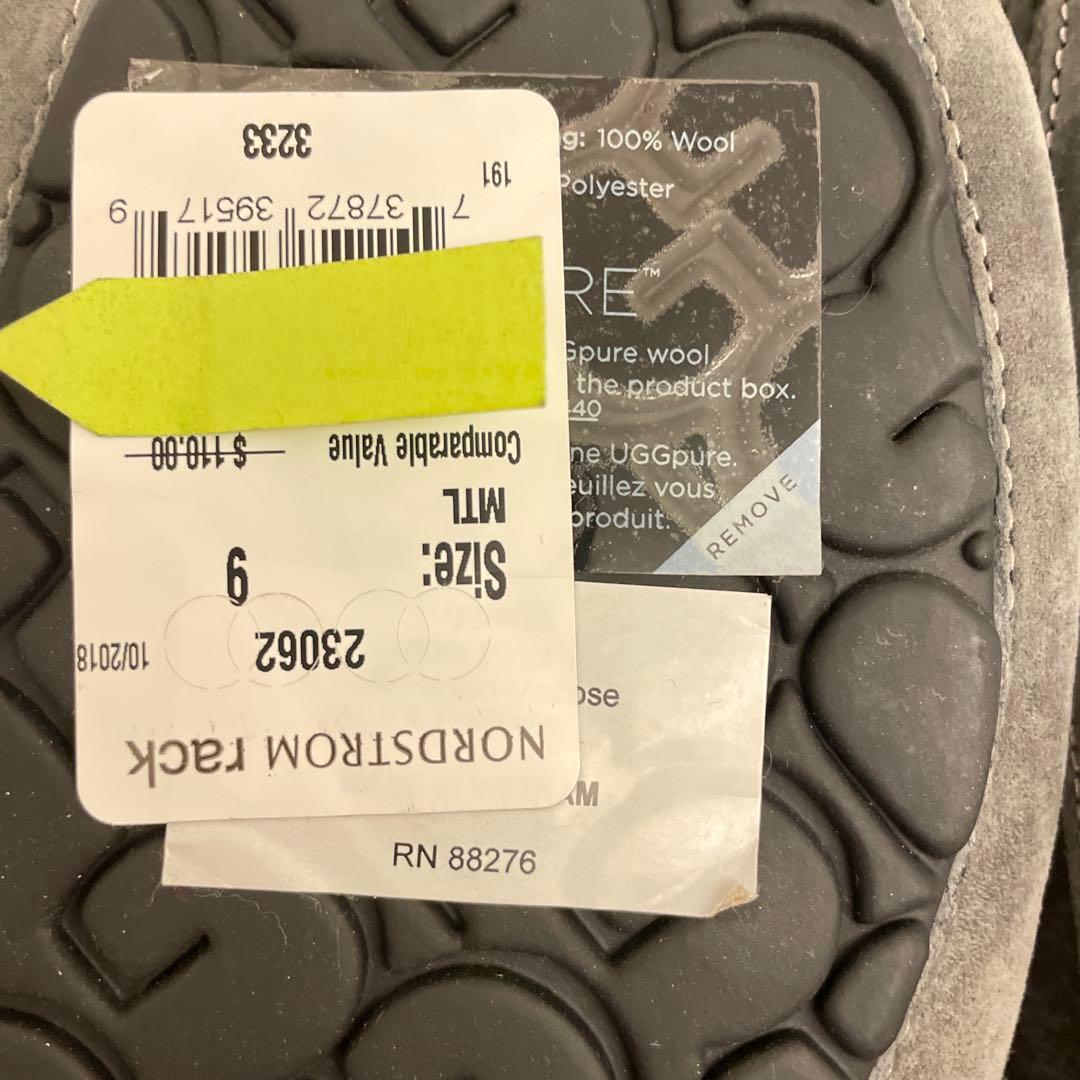 UGG Ascot Wool 27cm 新品未使用　アスコット　灰色