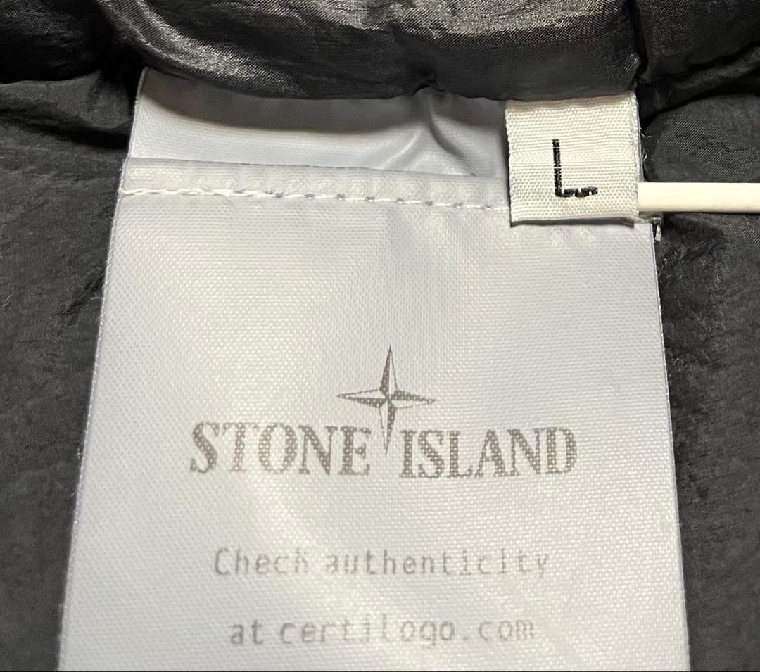 stone GARMENT DYED DOWN ダウンベスト 黒 L