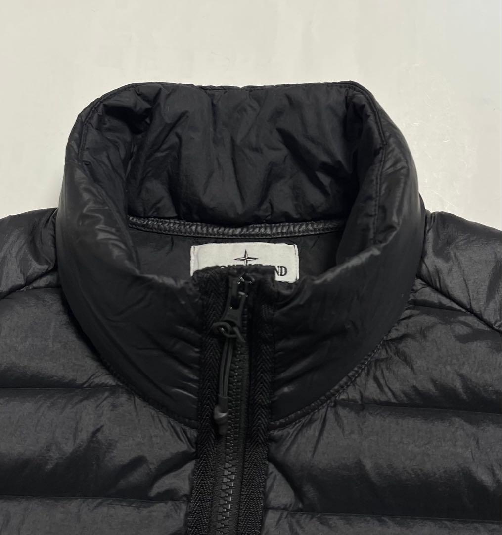 stone GARMENT DYED DOWN ダウンベスト 黒 L