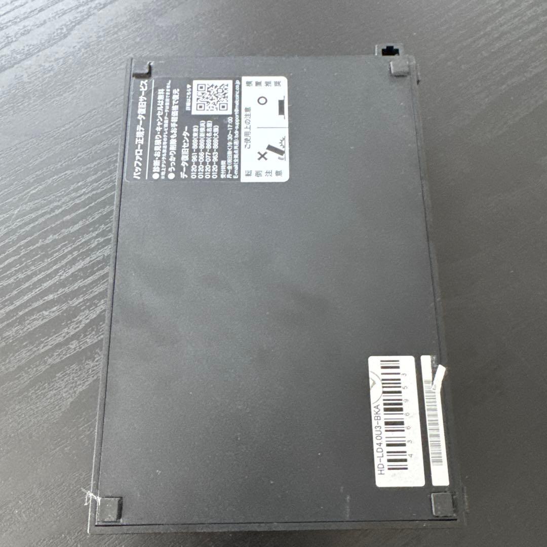 バッファロー　4TB 外付けハードディスク