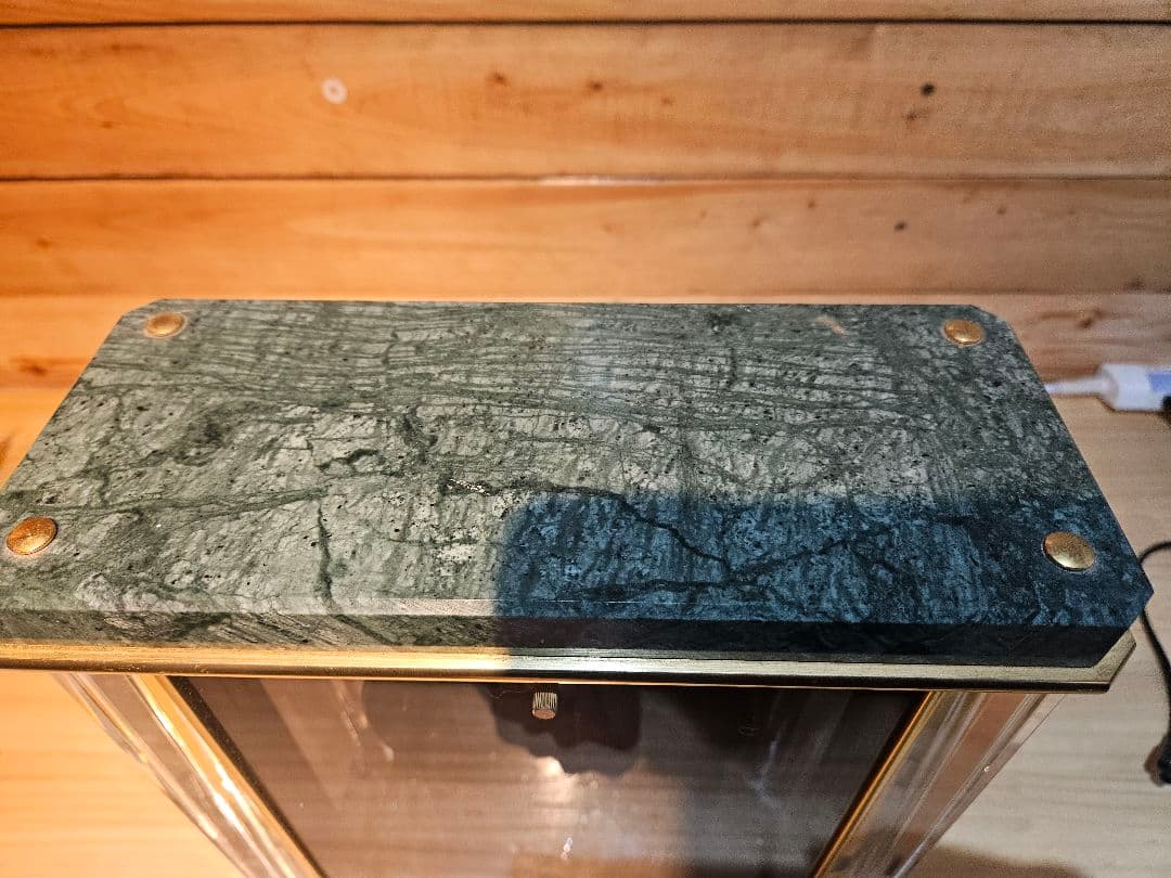 SEIKO EMBLEM 電波置時計 蛇紋石 内閣総理大臣 贈呈品HW926G