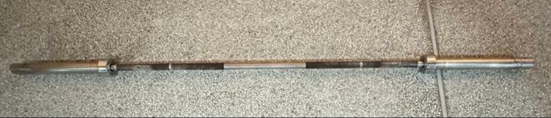 高級 50mm オリンピック バーベル 220cm シャフト ブラックオキサイド