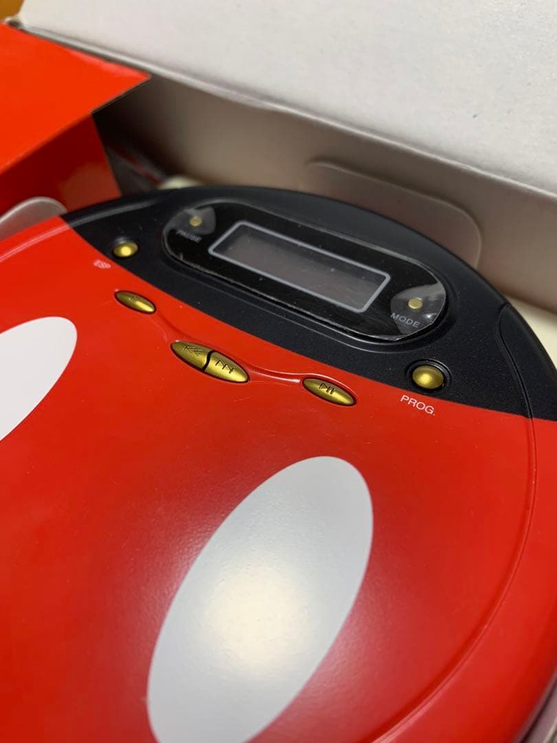 レア 美品 未使用 ミッキー ディズニー ポータブル CD プレイヤー サンリオ