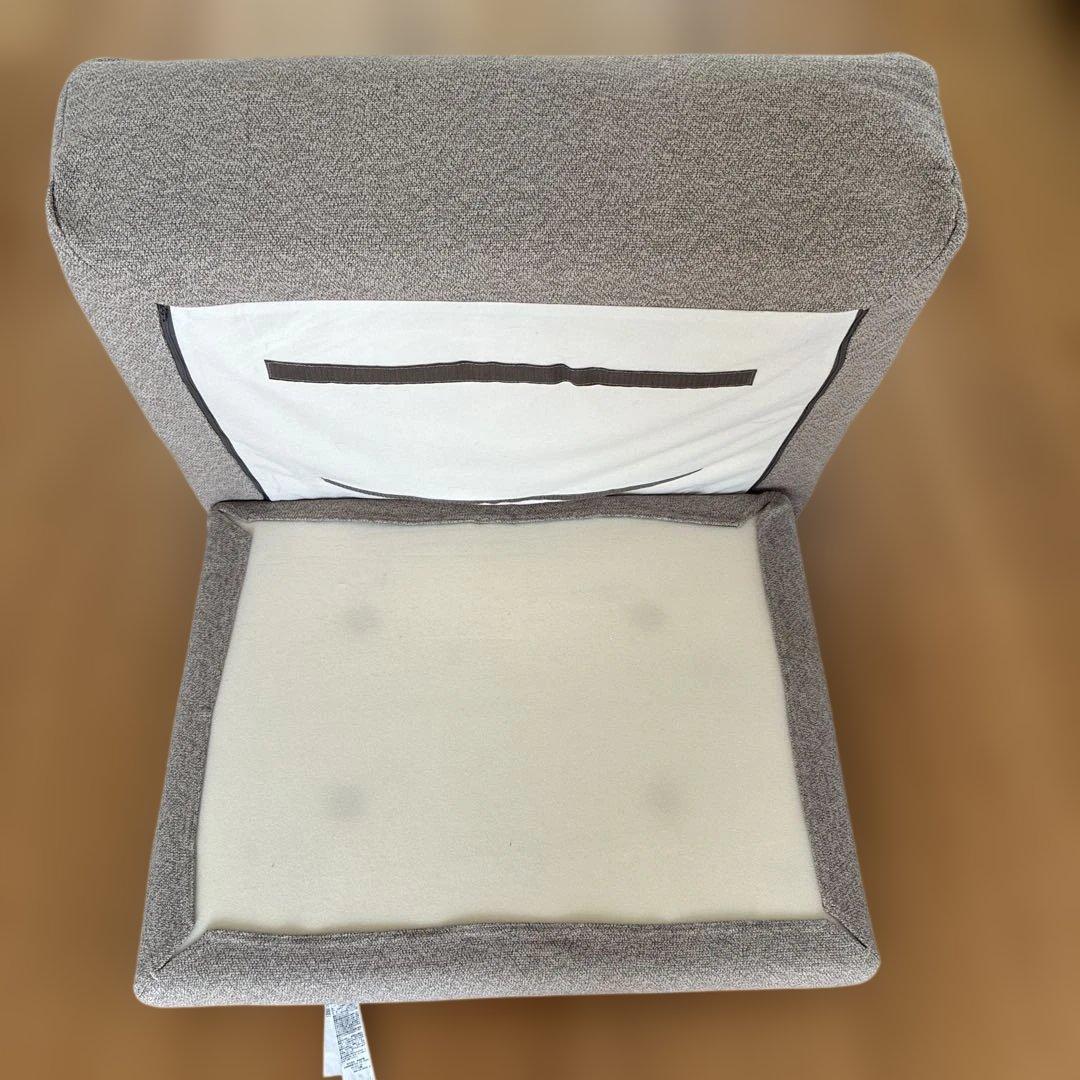 無印良品　オットマン　カバー脚付