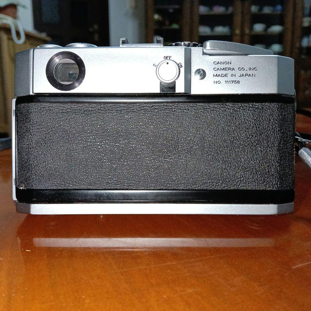 キャノン７Ｓ　50mm f/1.4 レンズ　純正レザーケース付き