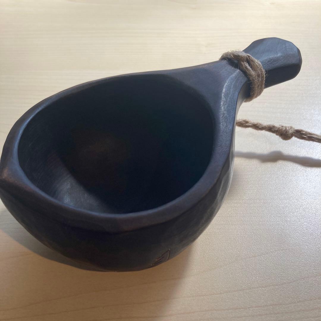 【新品】ソウルオブシベリア #1 ブラックペンダント　No.1800 ククサ