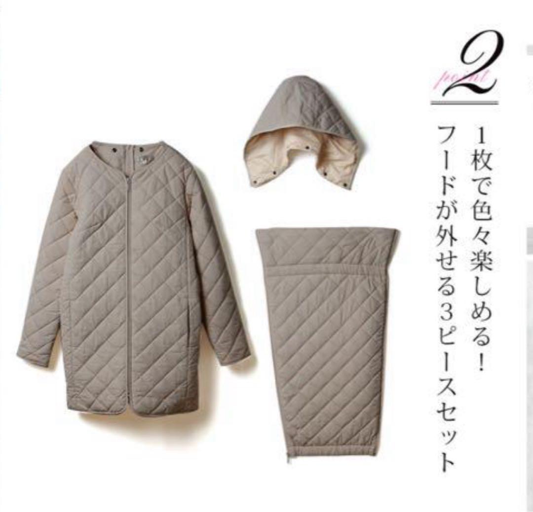 sweet mommyママコート おんぶ 抱っこ ダッカー付ネイビー