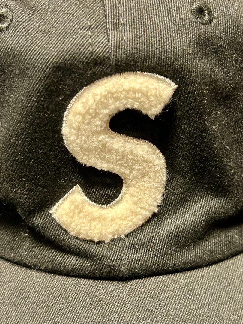 Supreme Sロゴ キャップ USA製 旧モデル ダメージあり