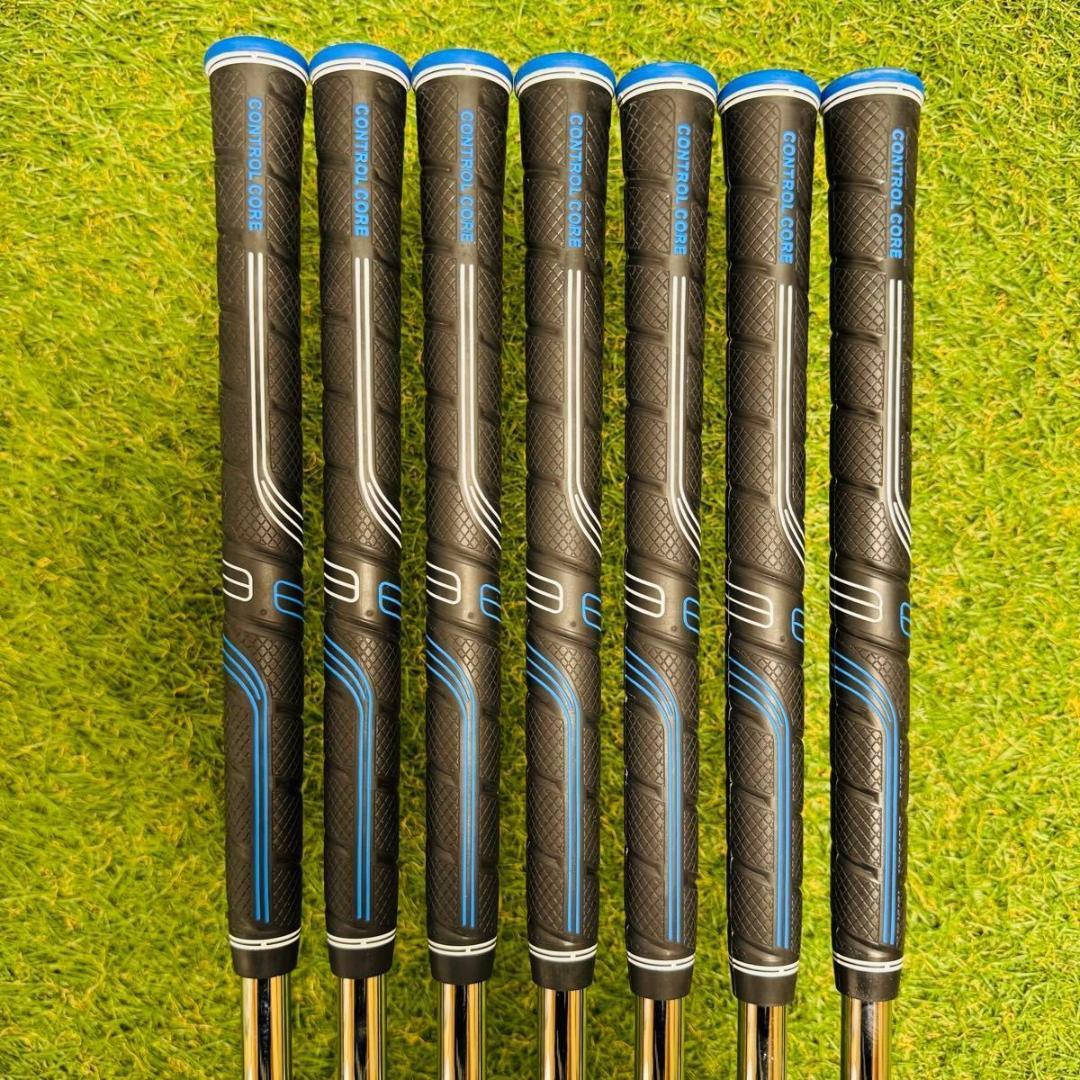 【良品】ピン i230 黒ドット メンズアイアンセット 7本 スチール S