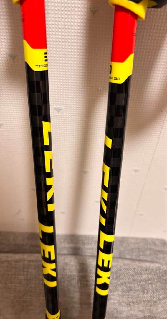 丸さま専用LEKI レキ スキーストック ベノム バリオ 3D 95～125cm