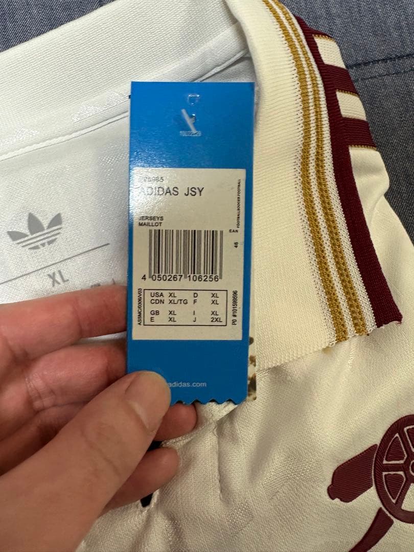 25-26 アーセナル セカンド アウェイ 長袖 サッカー XLサイズ