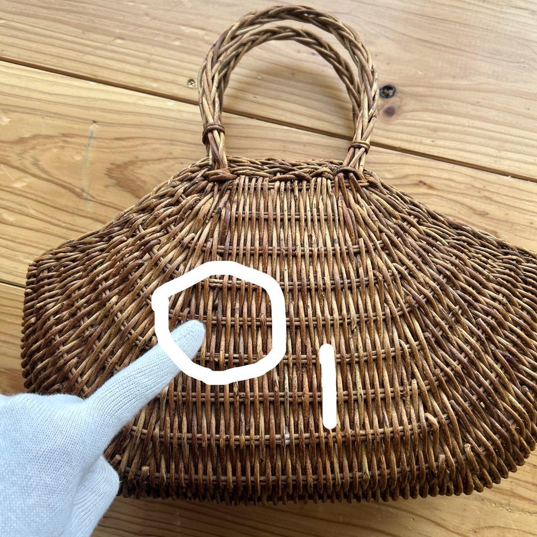 青森　あけび　かご　かごバッグ　松野屋