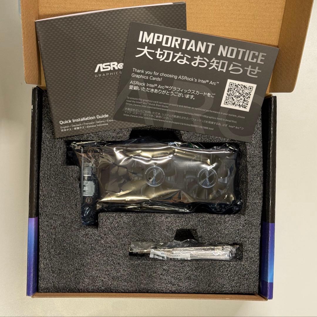 グラフィックボード・グラボ・ビデオカード ASRock Intel Arc A310 Low Profile 4GB