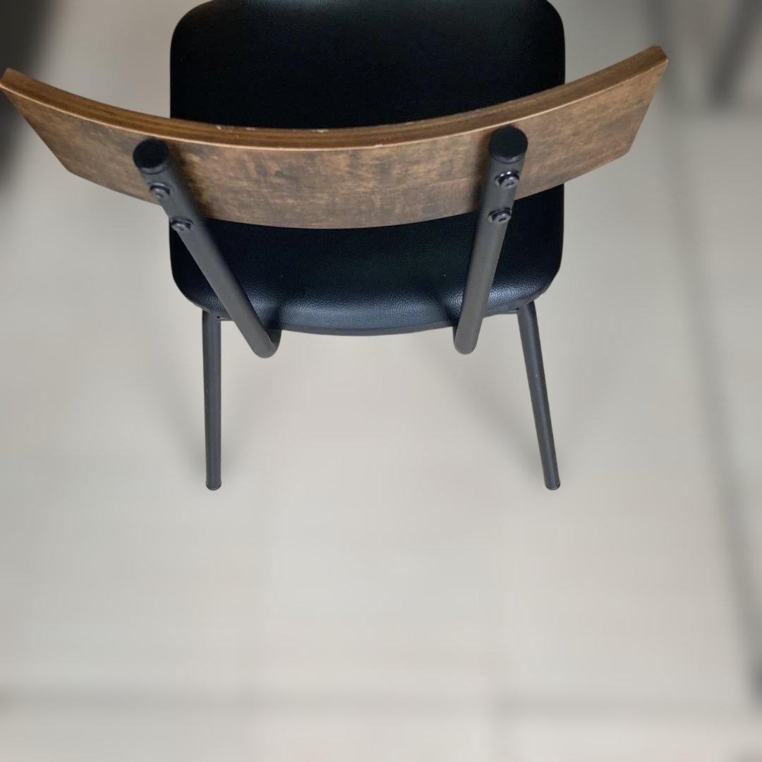 ニトリ DC STAIN MBR ダイニングチェア2脚セット