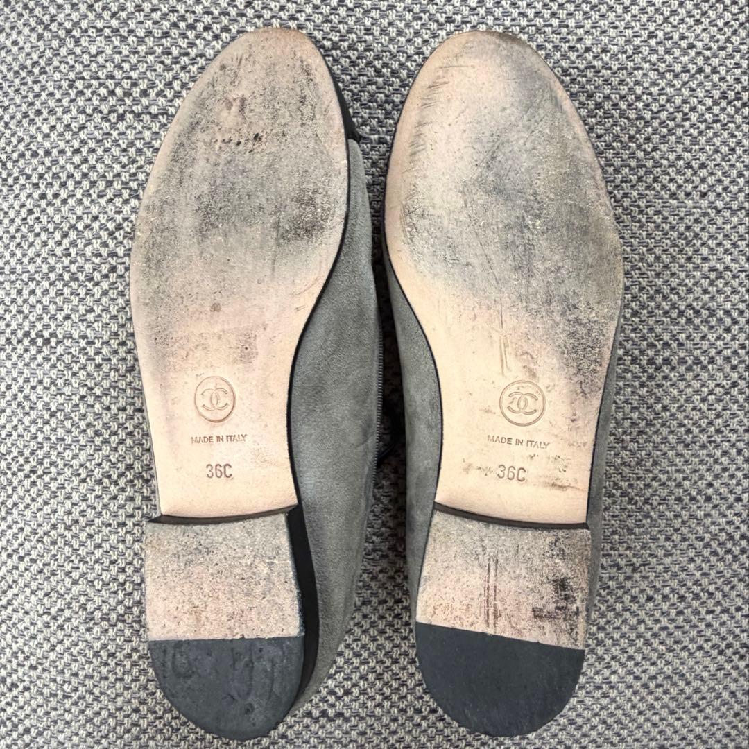 シャネルCHANEL フラットバレエシューズ36サイズ