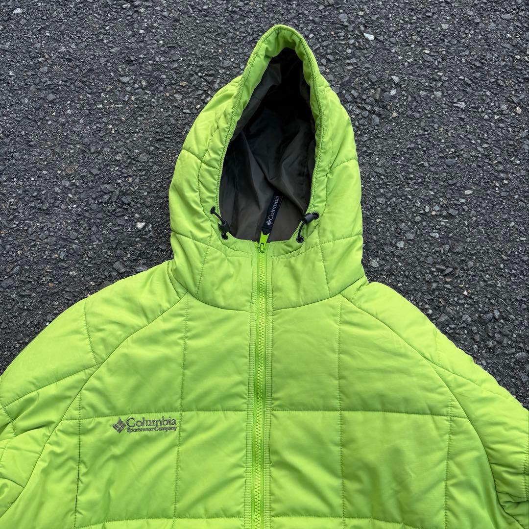 渡*匠様 コロンビア hooded puffer jacket テック グリーン