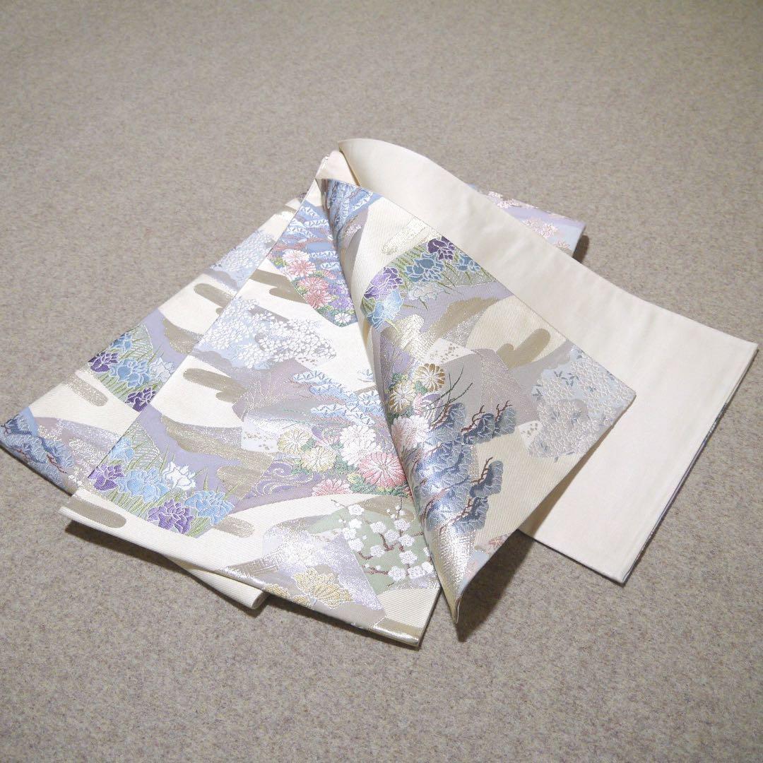 必見！早い者勝ち！！ 正絹 中古 西陣織 仕立て上がり袋帯☆165