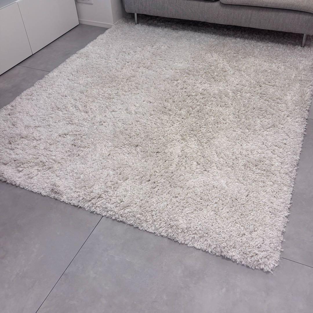 IKEA STOENSE ストエンセラグ, オフホワイト, 170x240 cm