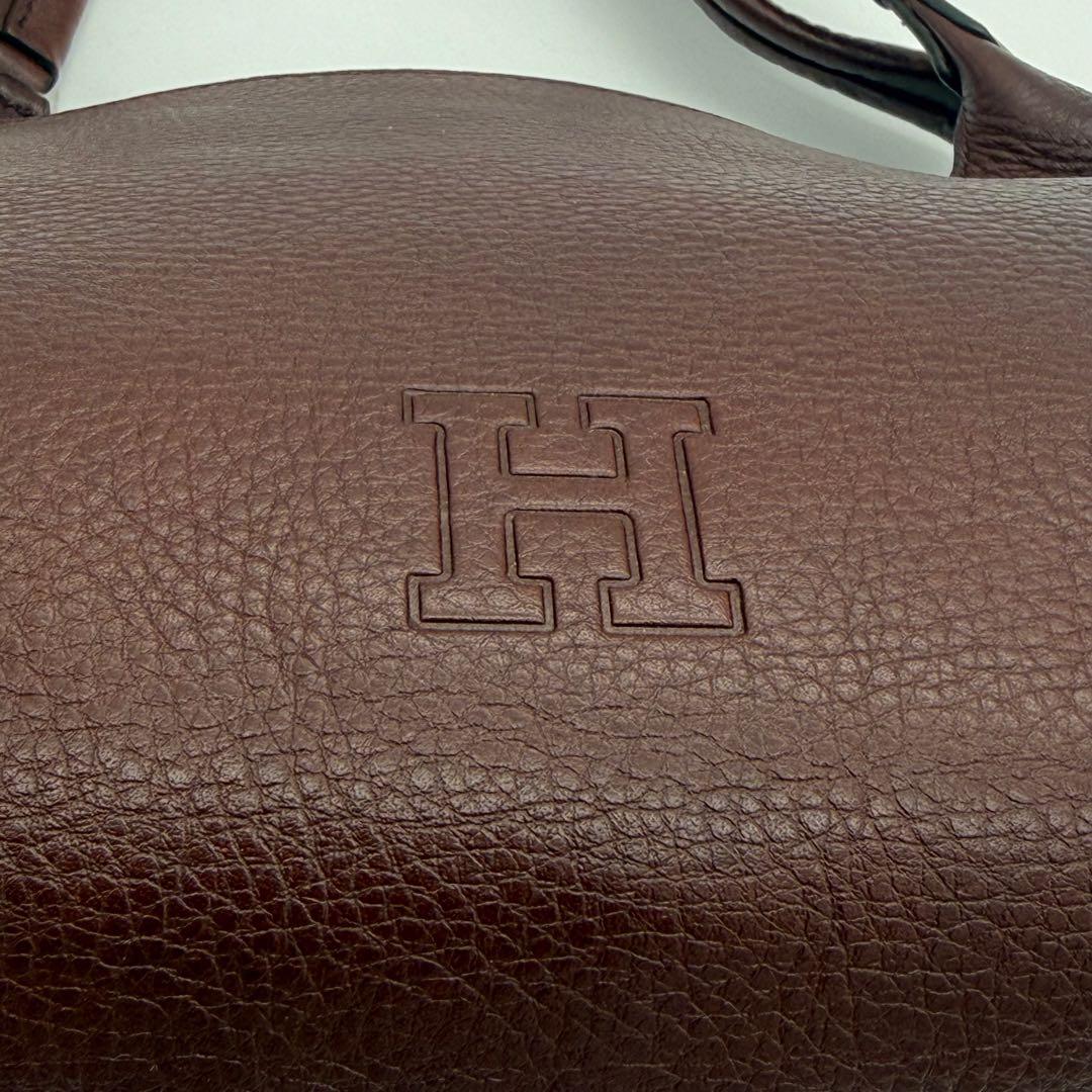 ✨極美品✨　ヒロフ　ハンドバッグ　レザー　3室　大容量