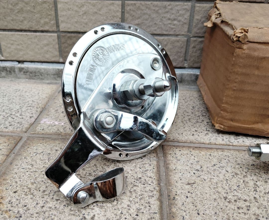 稀少新品 旧ツノダ ハブブレーキセット 実用車用 昭和30年代
