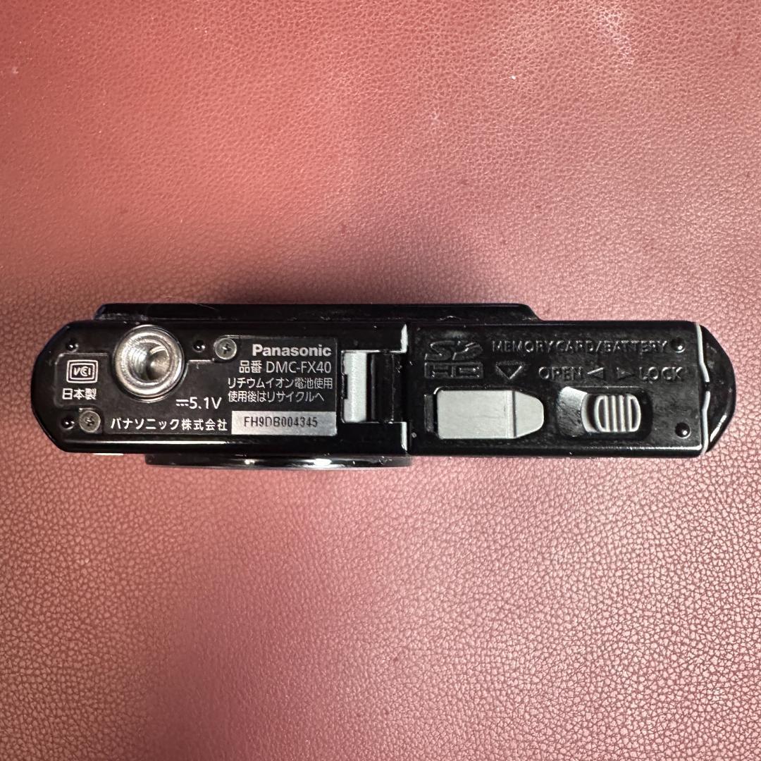 Panasonic LUMIX DMC-FX40 ブラック SD16GBカード付