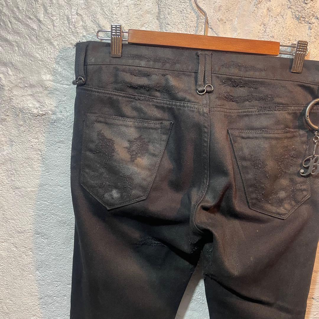 パンツ buffalo bobs coating flare denim y2k