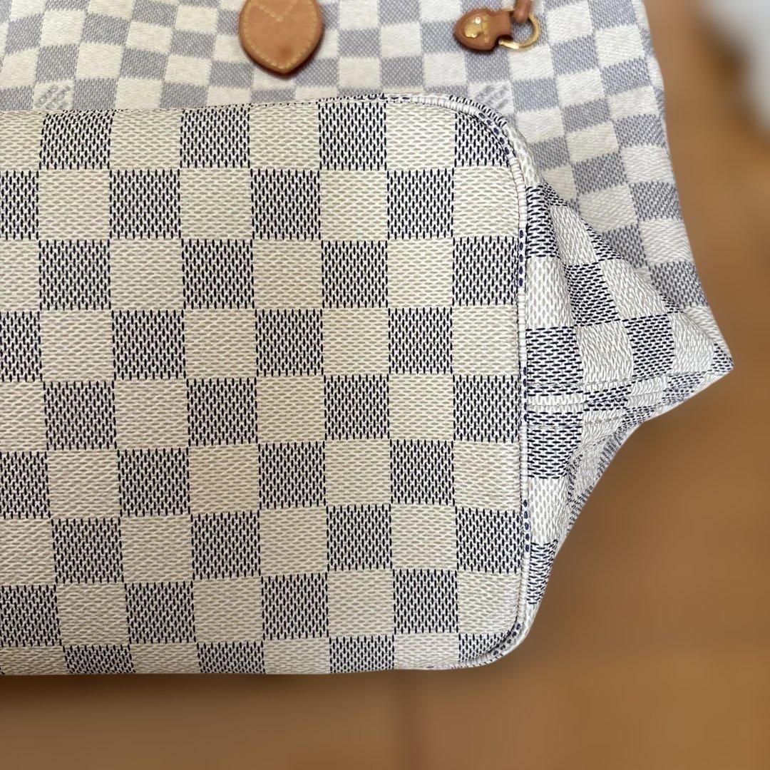 ルイヴィトン　トートバッグ ダミエ アズール　ホワイト