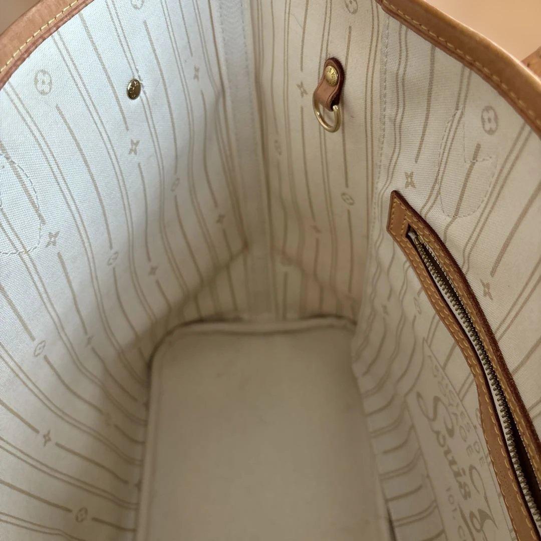 ルイヴィトン　トートバッグ ダミエ アズール　ホワイト