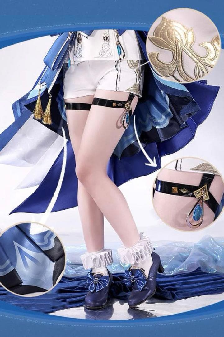 原神 白フリーナ コスプレ 三分妄想