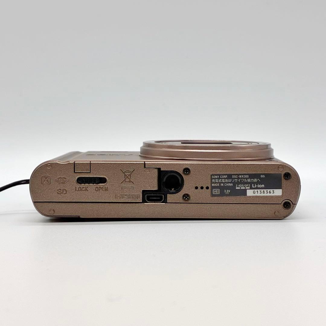 【美品・動作確認済】SONY Cyber-shot ブラウン DSC-WX300