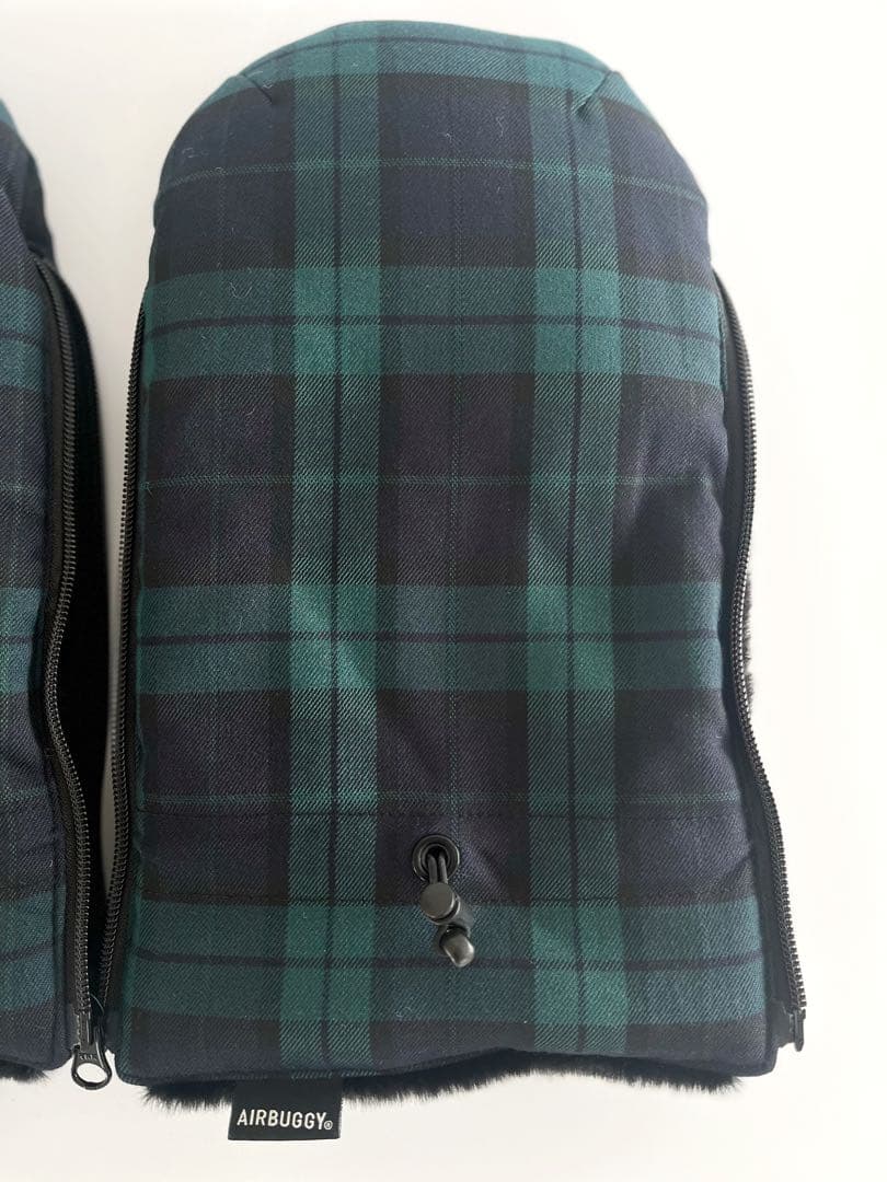 【エアバギー】犬用 コーナークッション・ハンドマフ セット ブラックウォッチ