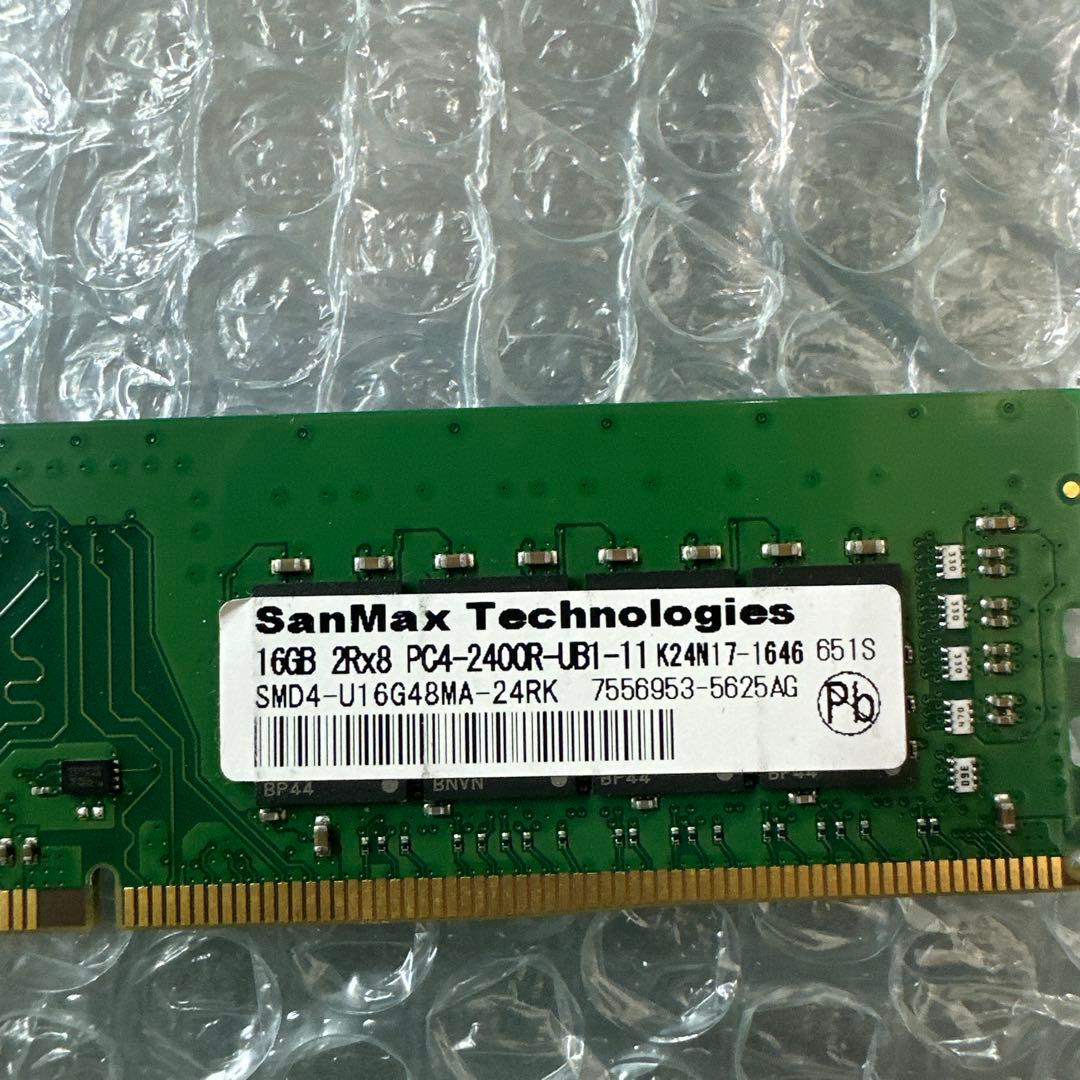 27. DDR4 16GB 16GB*1 DDR4 2400MHzメモリ