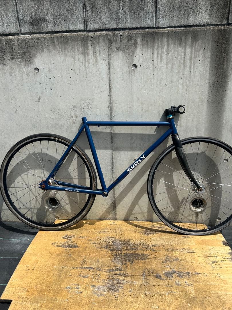 ピスト・シングルスピードフレーム ブルー