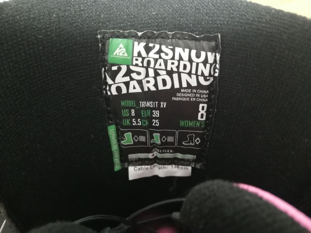 K2 TRANSIT レディース スノーボード ブーツ BOA 25cm