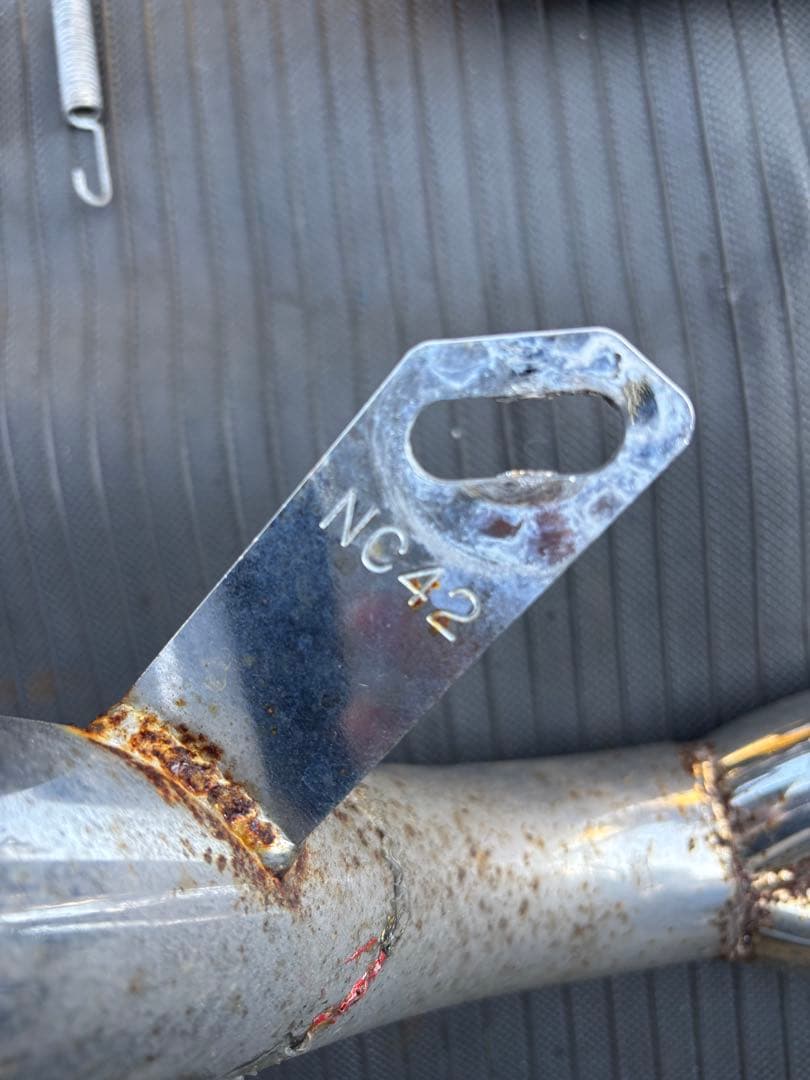 NC42専用ステンレスマフラー　プリティーレーシング　cb400sf cb400