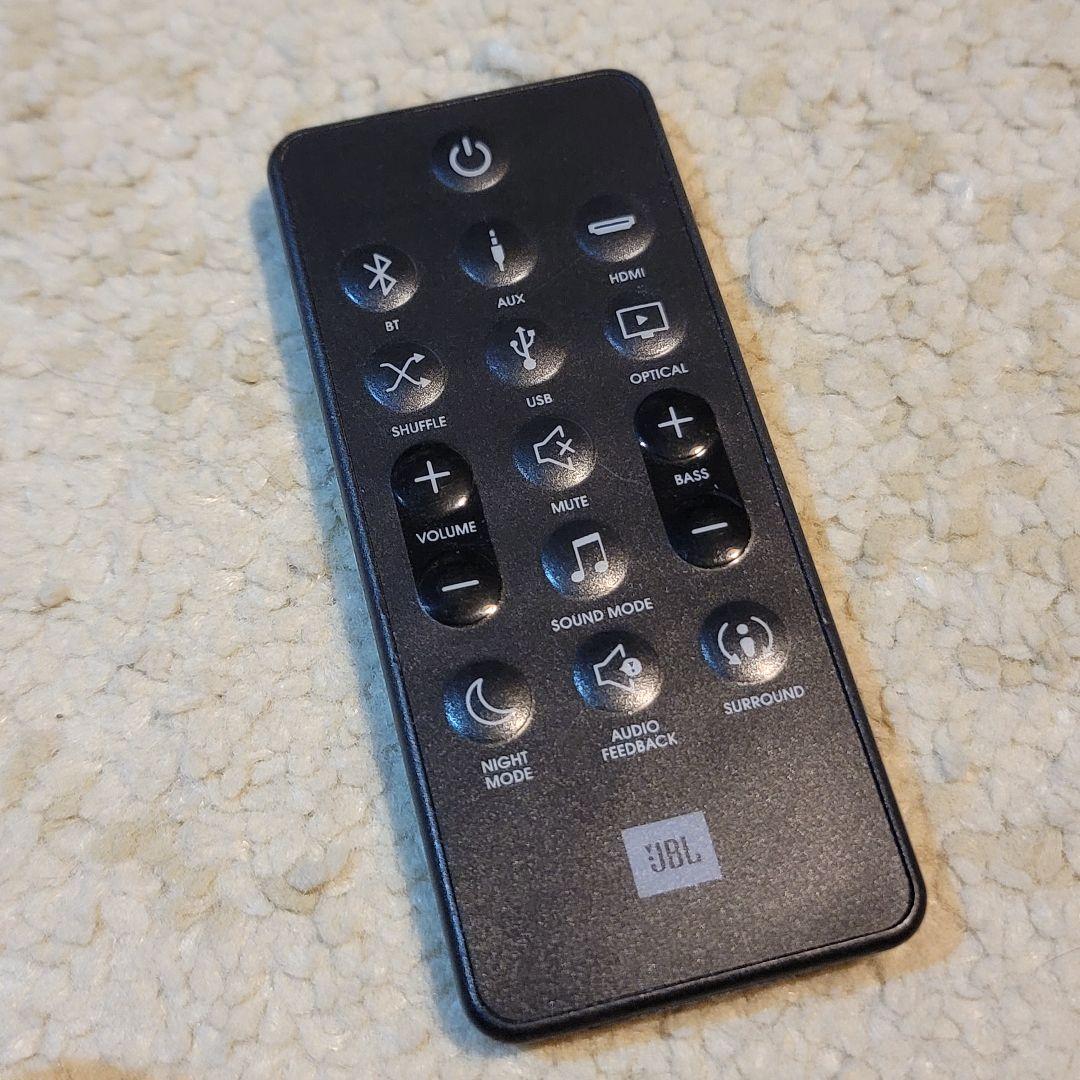 【極美品】 JBL Bar studio 2.0 サウンドバー リモコン付