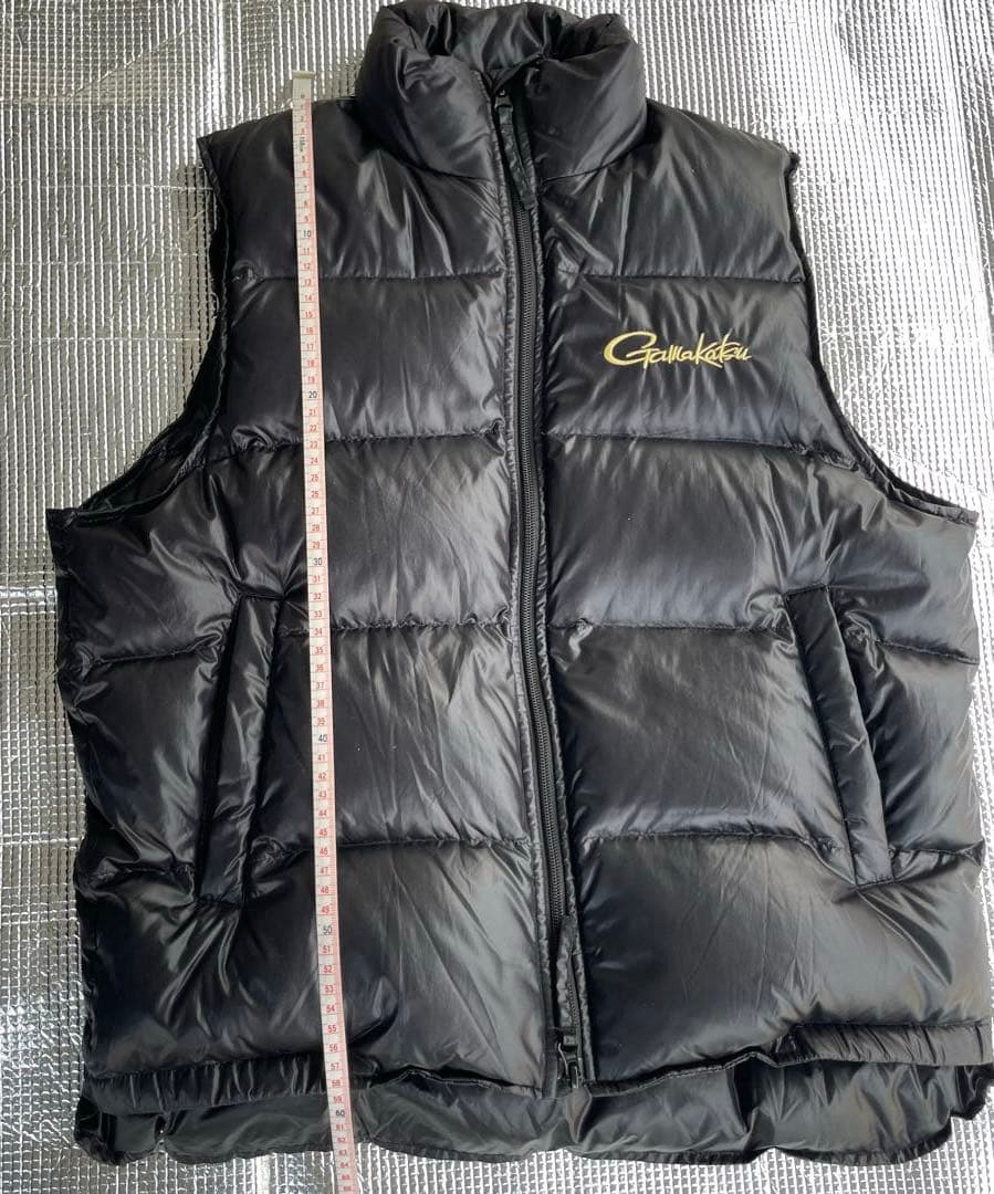 Gamakatsu がまかつ　ガマカツ ダウンベスト　サイズ LL 収納袋付き
