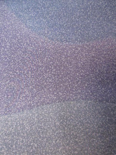 未着用に近い！本場縞大島紬＊寿紬工場＊たたき染め＊訪問着＊横幅大＊１６５ｃｍ