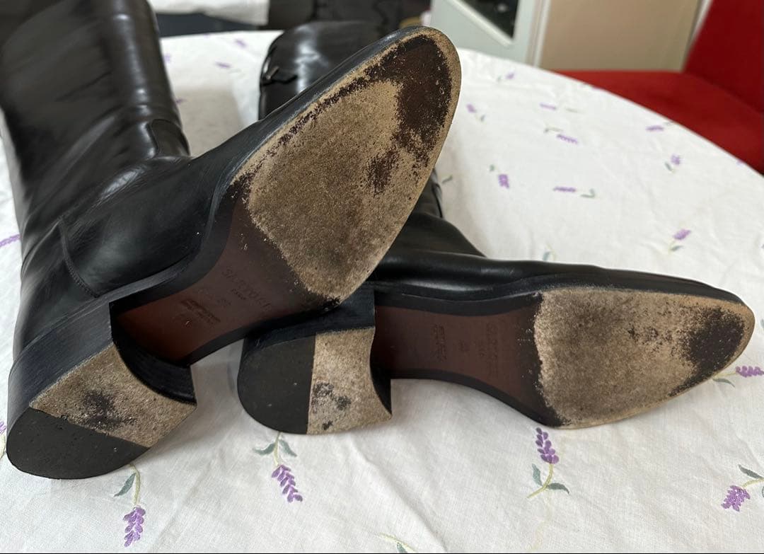 #PARTRE サルトルロングブーツ　黒　38