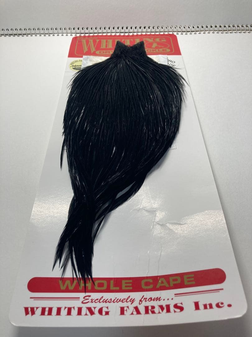 ホワイティング コック ハックル【ブラック】　プログレード