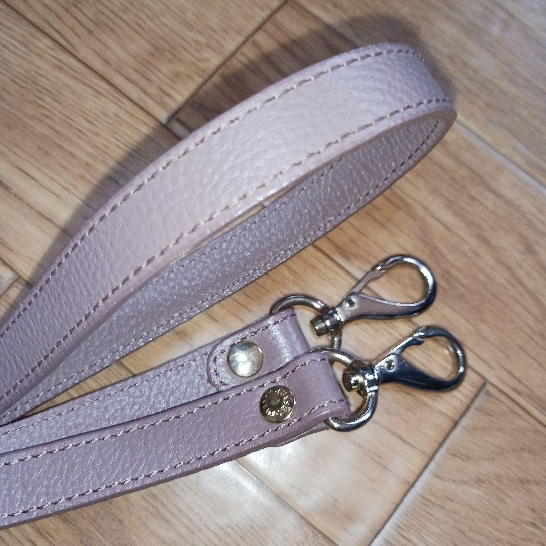 ラシット♥美品♥トリプルポケットショルダー♥グレーピンク♥