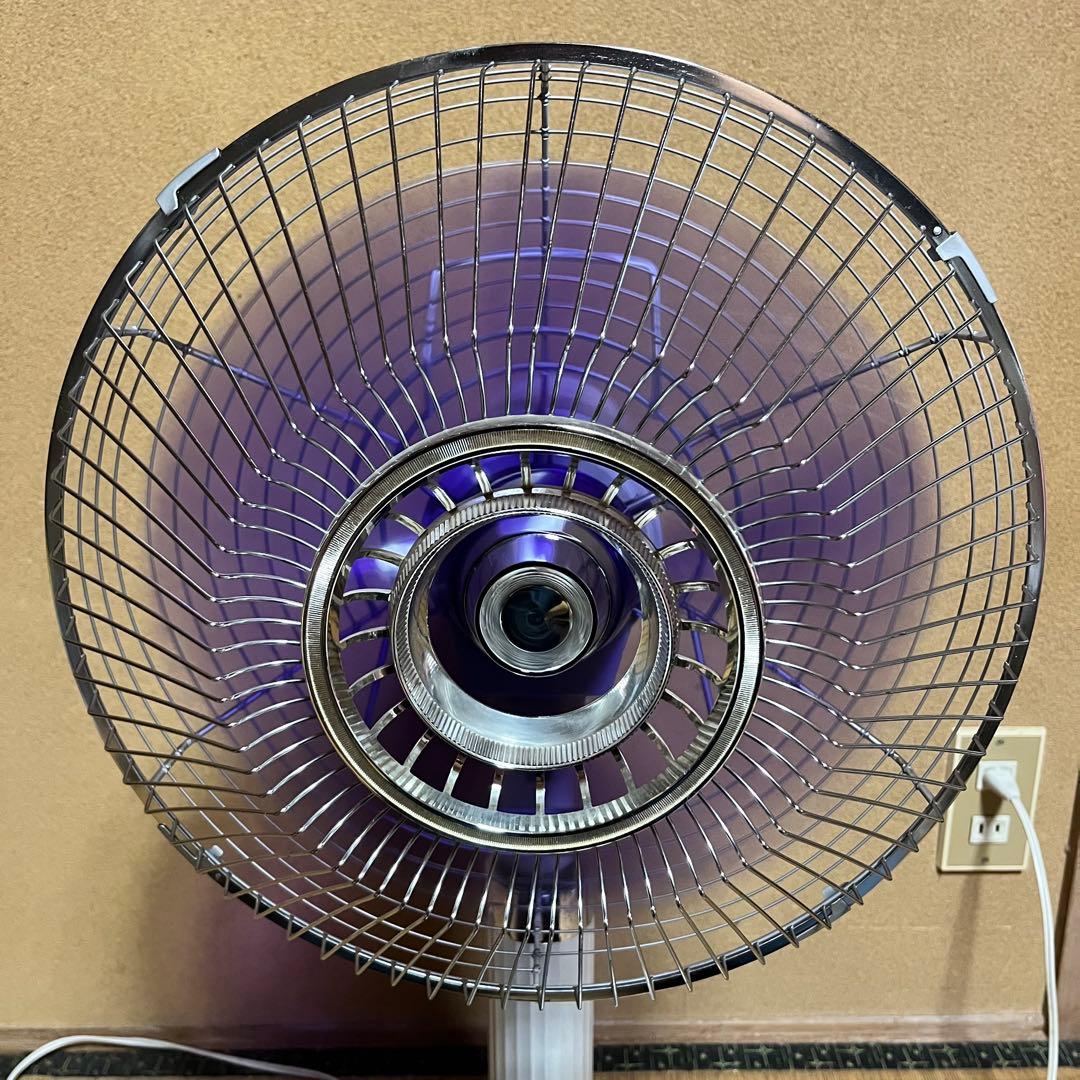 希少　４枚羽　東芝扇風機　パープルファン