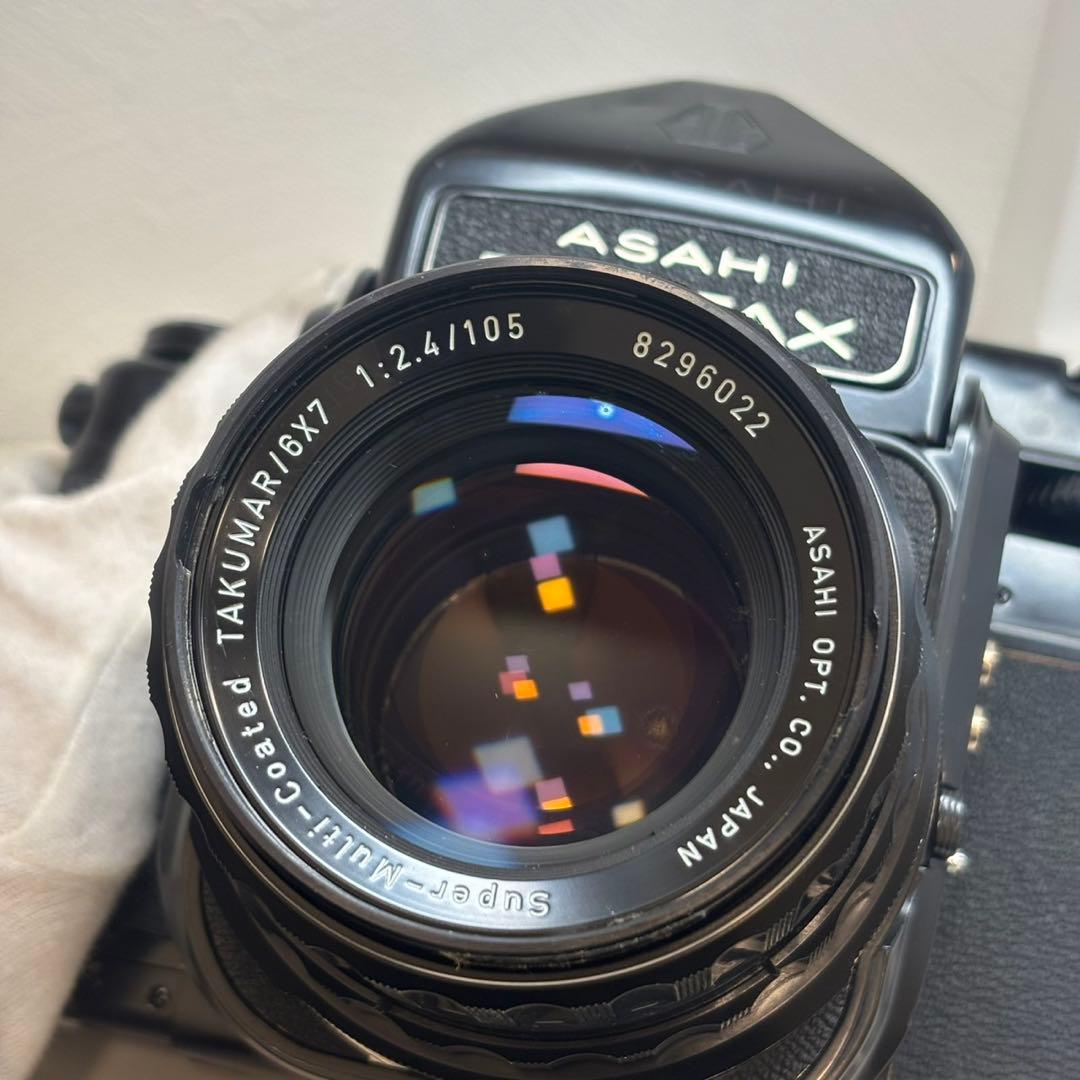 ASAHI PENTAX 6x7 中判フィルムカメラ バケペン
