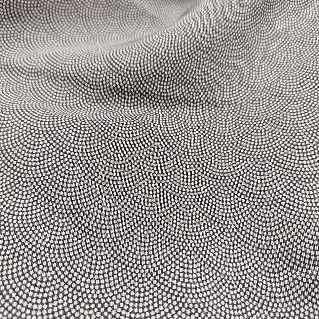 く*く様 ☆21 えっと 小紋 江戸小紋 鮫 紫地